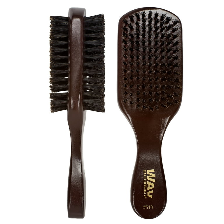 ★MPB Wild Boar★SR★Fade bream 2★ WavEnforcer Double-Sided Boar Fade Brush, Soft and Firm