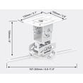 thumbnail image 2 of Accesorio para proyector de montaje en techo QualGear PRB-717-WHT, 2 of 9