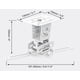 thumbnail image 2 of Accesorio para proyector de montaje en techo QualGear PRB-717-WHT, 2 of 9