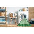 thumbnail image 2 of Ahgly Company Machine Washable Indoor Square Transitional Light Green Area Rugs, 4' Square, 2 of 7