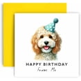 thumbnail image 1 of Huxters Birthday Card from the Dog – Cockapoo - Happy Birthday to Dog Mum and Dog Dad – Birthday Card from the Dog to Friends Family First Birthday (Cockapoo), 1 of 7