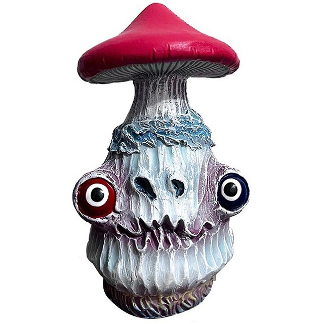 Estatua de seta adorno para manualidades decoración del hogar resina impermeable Horror mutación decoración de ambiente de Halloween