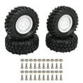 thumbnail image 1 of 4PCS RC Wheel Tires Rubber Tyre Replacement for Climbing Vehicle Off Road Car 96MM Diameter, 1 of 8