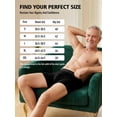 thumbnail image 2 of UNEEI Washable Incontinence Underwear for Men, 150ml Absorbent Leakproof Cotton Boxer Briefs, Reusable Mid-Rise Comfort Fit, Reliable Protection for Daily & Overnight Wear, 3 Pack Black, L, 2 of 7