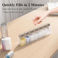 thumbnail image 3 of Weekly Pill Organizer Magnetic, Removable Pill Box 7 Day 1 Time A Day, Large Pill Case Travel, Week Once Daily Medication Dispenser, Medicine Container Holder For Supplement Vitamin, White, 3 of 6