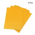thumbnail image 3 of Uxcell Patchs en Velours Autocollants Patchs de Réparation Jaunes 4 Pcs, 3 of 5