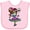 AD-Pink, variant on Inktastic Día de los Muertos girl with decorative skull balloon Boys or Girls Baby Bib