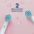 OralB iO Gentle Care Replacement Brush Heads, White, 2 Count