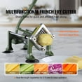 thumbnail image 5 of KFFKFF Potato Dicer, French Fry Maker with 1/2-Inch and 3/8-Inch Stainless Steel Cutting Blades, Hand-Operated Vegetable Chopper with Suction Cups, Ideal for Potatoes, French Fries, Cucumbers, 5 of 9