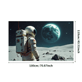 thumbnail image 3 of Astronaut Space Themed Backdrop Banner Science Events, Photography Sessions, Cosmic Themed Decorations, and Star Gazing Gatherings, 3 of 4