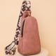 thumbnail image 1 of Riñonera Bolso Damas Casual Cintura Vintage Sólido Pecho Regalos para Amigas Rosa, 1 of 6