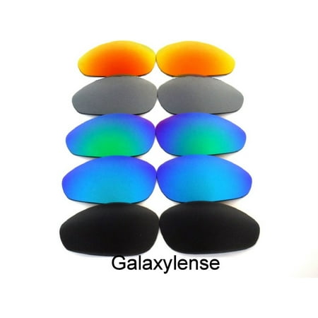 Galaxylense replacement lenses for Oakley Straight Jacket(2007) 5 colors, 5 Pairs