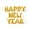 Gold, variant on Letter Balloons - HAPPY NEW YEAR 16" Inch Alphabet Letters Foil Mylar Balloon New Year Party Banner (Gold)