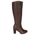 thumbnail image 2 of Breckelles BE77 Women Leatherette Chunky Heel Knee High Riding Boot, 2 of 5