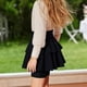 thumbnail image 5 of Vestido de baile brillante para niños, falda corta, falda plisada de princesa, media falda, falda corta, falda de poliéster para niños, 5 of 5