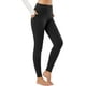 thumbnail image 2 of BALEAF Leggings térmicos cálidos con forro polar para mujer, pantalones de yoga de talle alto, clima frío con bolsillos, 2 of 3
