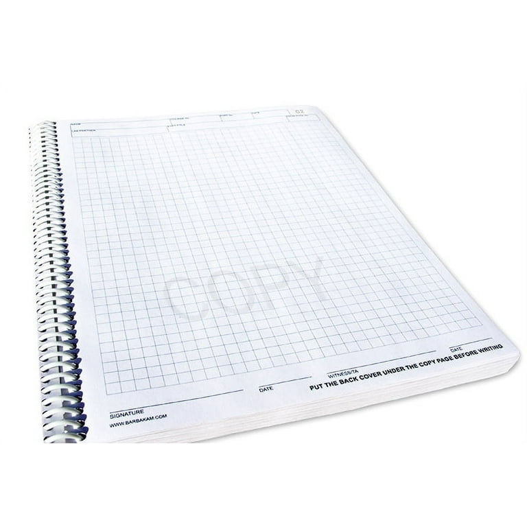 Carbon Copy Lab Notebook: 100 Carbonless Duplicate Sets: Laura