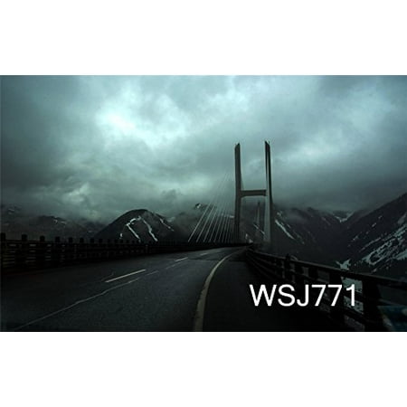 Image of 7x5ft Bridge Photography Backdrop Photo Background Studio Prop