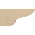 thumbnail image 3 of 8"W x 16"D x 8"H Wide Greensboro Rough Cedar Woodgrain TimberThane Corbel, Primed Tan, 3 of 6