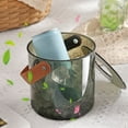 thumbnail image 1 of Plastic Ice Bucket Beer Bucket Champagne Household Portable Rolling Paper Wash Towel Tube Transparent Basket Fruit Art Pen Storage Bucket, 1 of 7