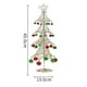 thumbnail image 2 of Árbol de navidad de hierro forjado de metal con cascabeles decoración de mesa vintage decoración de fiesta de navidad Adepaton  CPB-SSW141-1, 2 of 5