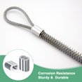 thumbnail image 4 of Uxcell 200 Pack Aluminum Crimping Loop Sleeves 3/32 inch Double Round Barrel Wire Rope Sleeves, 4 of 7