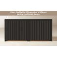 thumbnail image 4 of Finnhomy Sideboard Buffet Cabinet Modern Fluted Wood 4 Doors 69.3 Inches, 4 of 7