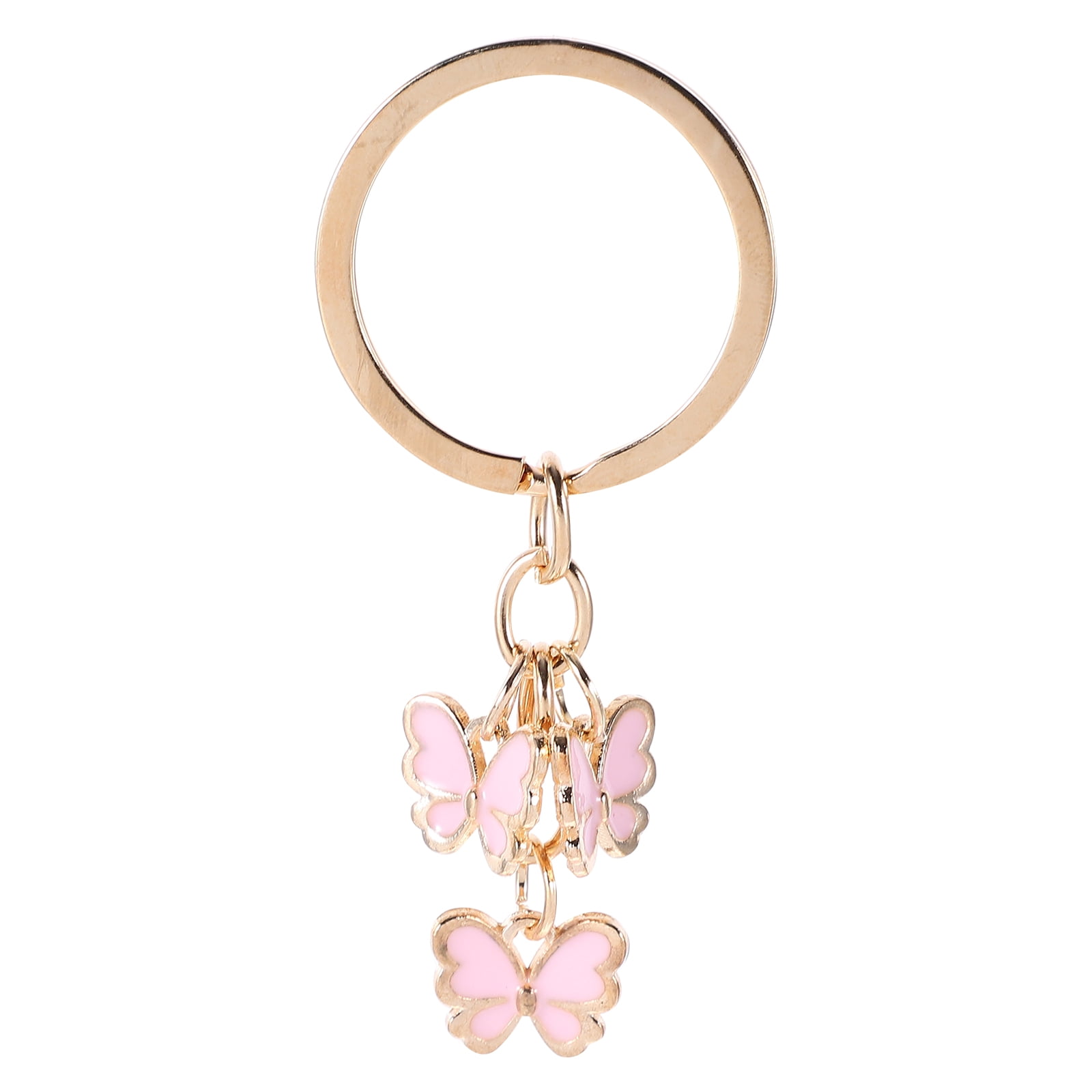 Key Chain Butterfly Key Ring Backpack Key Chain Purse Hanging Decoration Metal Keychain
