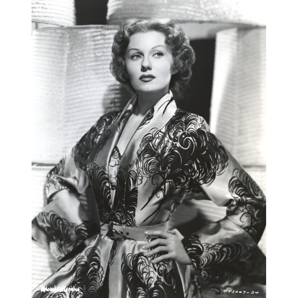 Rhonda Fleming in Bathrobe Photo Print (24 x 30) - Walmart.com