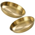 thumbnail image 1 of IDEANATEGRATE 2Ud Sauce Dish De Acero Inoxidable Dorado Para Casa Con Portátil Y Multifuncional, 1 of 8