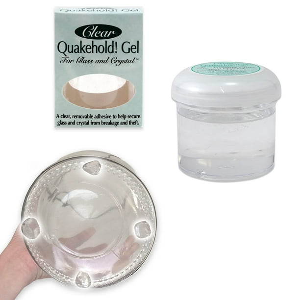 Adhesivo en gel Quakehold! Transparente para cristal, 113 ml