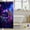 Red Purple Blue, variant on Police Car Bath Curtain 72"Wx84"L,Policeman Vehicle Bathroom Curtain For Kids Boys Children,Red Blue Cop Lights Shower Curtain Galaxy Starry Sky Bathtub Curtain