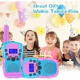 thumbnail image 4 of Kids Toys for 3-12 Year Old Boys Girls Walkie Talkies for Kids Best Gifts for Boys and Girls Walkie Talky Radios for Children Two Way Radio Pair for Outside Adventure, Hiking, Camping, 4 of 6