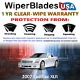 thumbnail image 2 of 2007 Cadillac XLR Beam Wiper Blades Wipers w/1yr Warranty (Set of 2) (WiperBladesUSA), 2 of 5