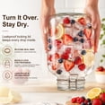 thumbnail image 5 of FOUKUS Glass Jars with Airtight Lids: 1.1 Gallon Glass Storage Jars Set of 2, Large Wide Mouth Mason Jars for Flour, Pasta, Coffee Beans & Snacks, Leakproof Glass Food Storage Jars for Kitchen Pantry, 5 of 6