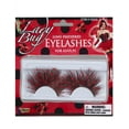 thumbnail image 2 of Women's Sexy Black and Red Polka Dot Lady Bug Costume Feathered Eyelashes, 2 of 2