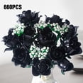 thumbnail image 3 of Set de bloques de construcción HI-REEKE Flowers Rose Bouquet 660 unidades, 3 of 7