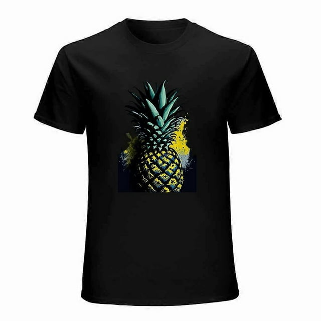Pineapple T-shirt Oil Painting Art T-shirt Art Unisex tees Exquisite Gift Vintage T-shirt