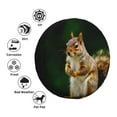 thumbnail image 3 of Bingfone Squirrels Eating Peanuts On The Tree Spare Tire Cover Weatherproof Universal Wheel Protectors for RV Camper Travel Trailer SUV Truck-17 inch, 3 of 8