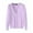 Purple, variant on ZSQDM Women's Lightweight V Neck Cardigan Sweater (Available In Plus Size) Cotton Cardigan Women's Oversized Pullover Sweater Casual Loose Crew Neck Side Split Jumper Tops Summer Sweater（M）
