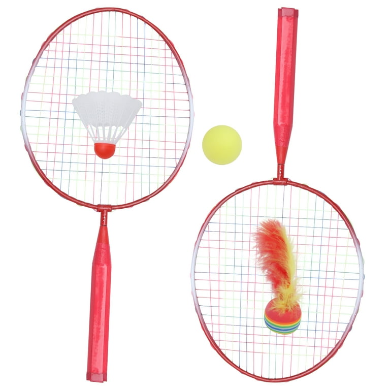 Set Set 1 Toys Leisure Sports Training Hemoton Beginner Colored Badminton Racket Children Outdoor Kids (Pink) for Badminton Playing
