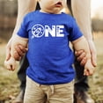 thumbnail image 3 of 1st Birthday Spaceship Space Themed T-Shirts with Planets and Stars for 1st Birthday Party Vintage Royal Shirt 18 Months, 3 of 4