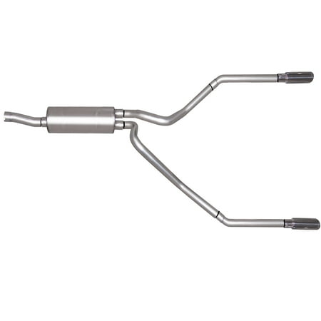 Cat-Back Dual Split Exhaust System, Stainless Fits select: 1999-2004 FORD F250, 1999-2004 FORD F350