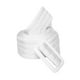 thumbnail image 3 of Cinturón de plumón para mujer, faja sencilla decorativa, cinta para la cintura Blanco, 3 of 9
