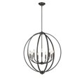 thumbnail image 2 of Golden Lighting 3167-9 EB Colson EB 31 in. 9 Light Chandelier, Bronze, 2 of 4