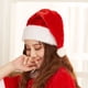 thumbnail image 5 of Gorro Corto Navideño de Papá Noel | Gorro Rojo de Poliéster para Fiestas Navideñas para Adultos | Gorro Navideño Acolchado y Cálido para Celebraciones Invernales | Accesorio Festivo para Disfrazarse, 5 of 6
