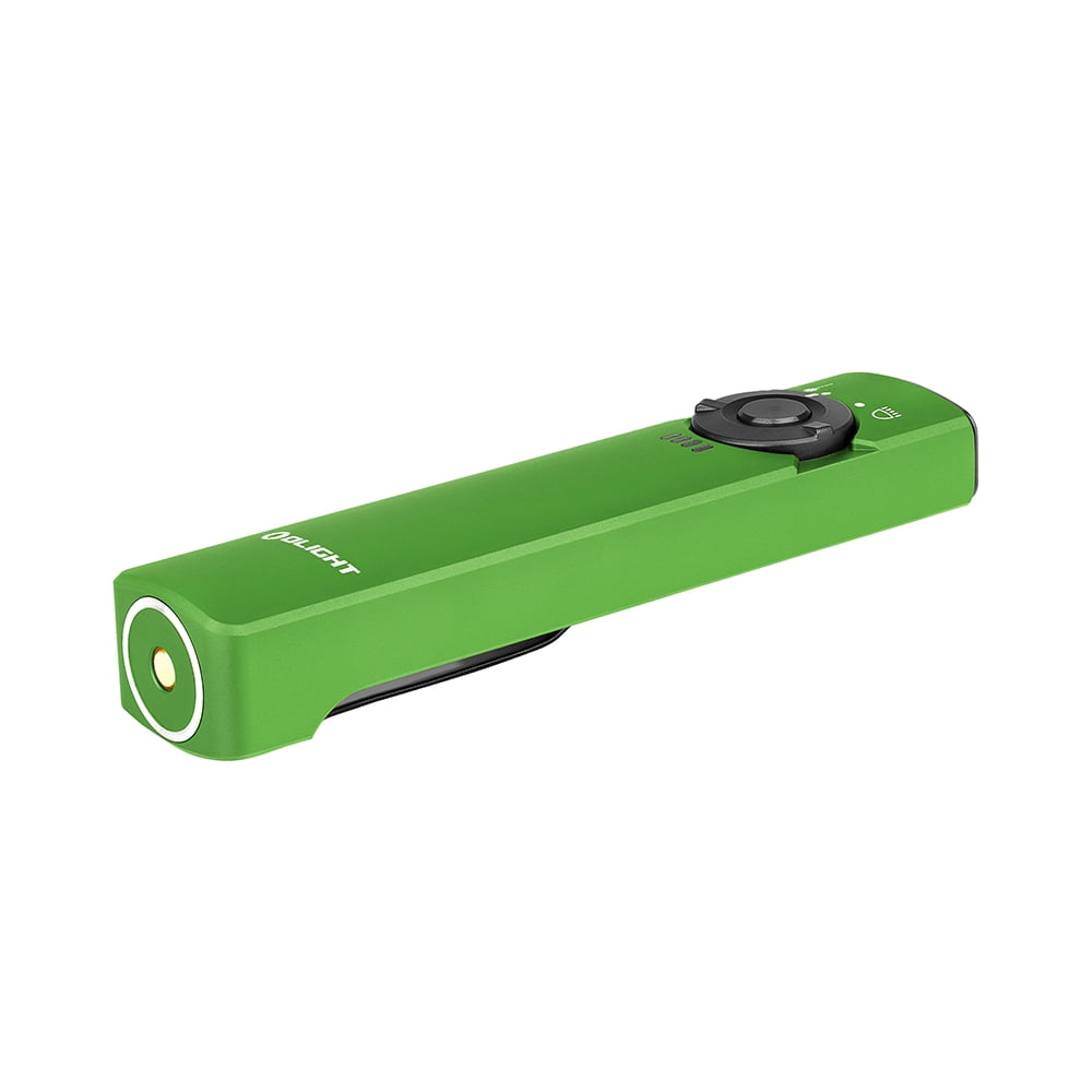 OLIGHT Arkfeld EDC Flat Flashlight, 1000 Lumens White LED Light with Green Beam Combo, Power by Rechargeable Built-in Battery for Outdoors, Emergency, Work (Green)