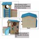 thumbnail image 3 of Casa de hámster para escondite de animales pequeños para mascotas con divertido tobogán de escalera para escalar Cabaña de madera Juguetes para masticar para animales pequeños como hámster enano y ratón MFZFUKR WRQX-125, 3 of 7