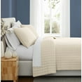 thumbnail image 6 of Brooklyn Loom Essential 100% Cotton Washed Softness 3-Piece Full/Queen Quilt Set in Natural, Solid Color, OEKO-TEX Certified, 6 of 10
