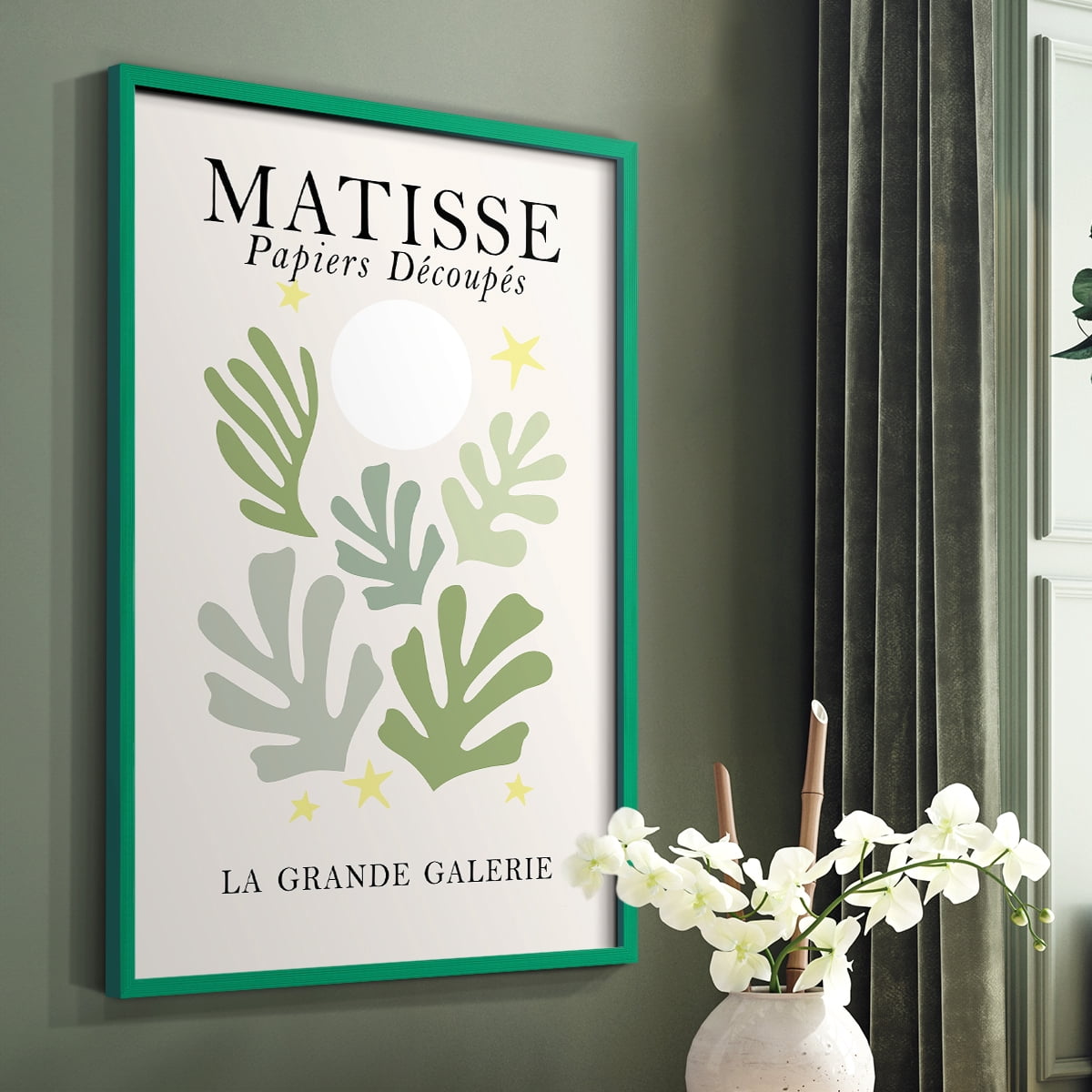 Matisse CCLXXXIV in Solid Wood 11 x 14 Framed Print